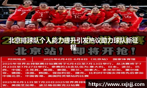 北京排球队个人能力提升引发热议助力球队新征程